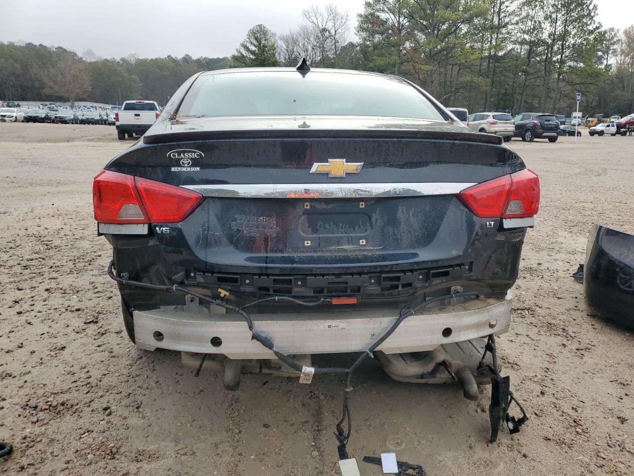 2017 Chevrolet Impala VIN 2G1105S34H9154553 Copart auction photo, all over damage thumbnail 6