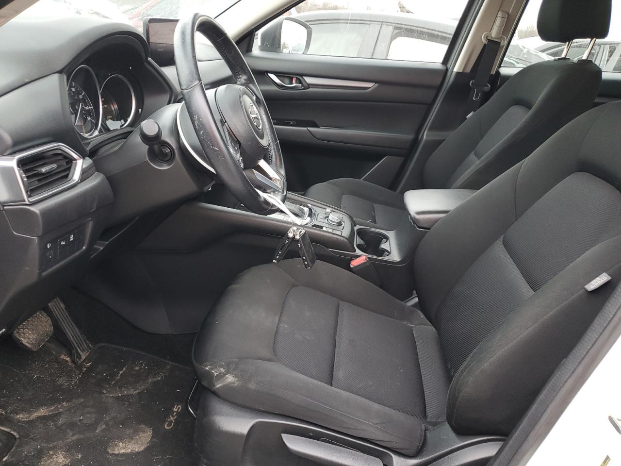2022 Mazda CX-5 VIN JM3KFBAM6N0532033 Copart auction photo, front end / side damage thumbnail 7