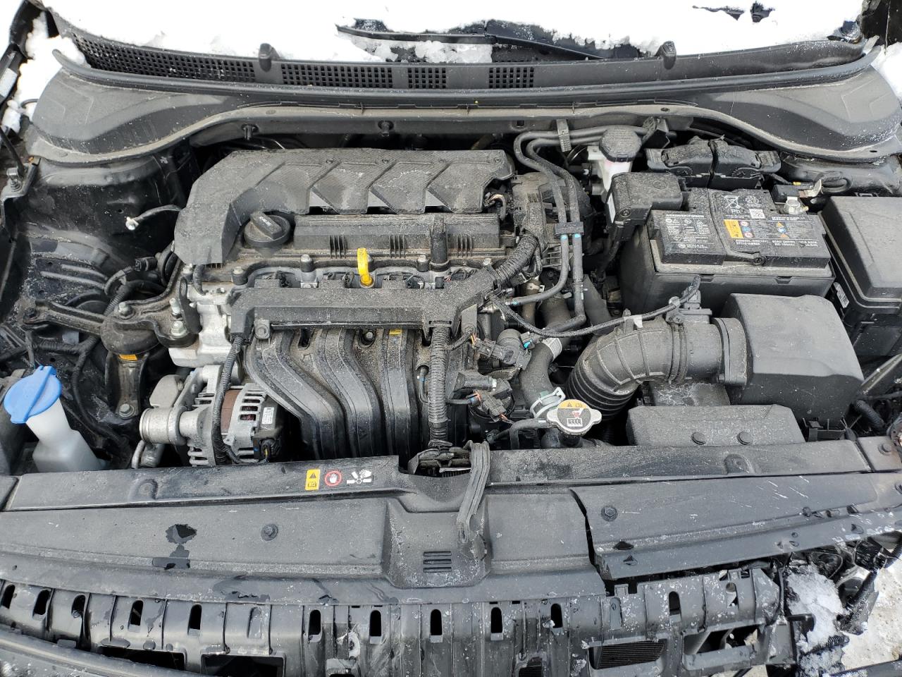 2022 Hyundai Accent VIN 3KPC24A66NE179113 Copart auction photo, front end damage thumbnail 11