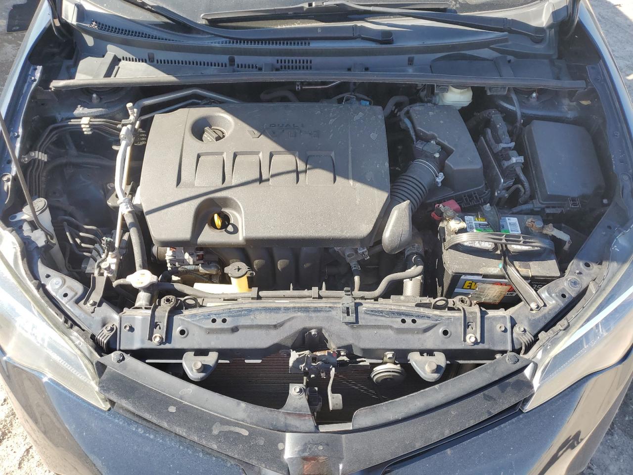 2017 Toyota Corolla VIN 5YFBURHE1HP694037 Copart auction photo, side / rear end damage thumbnail 11