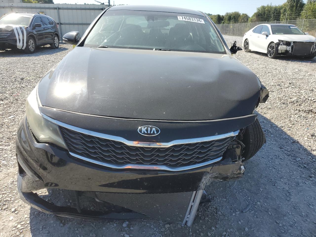 2019 KIA Optima VIN 5XXGT4L35KG284407 Copart auction photo, front end damage thumbnail 5