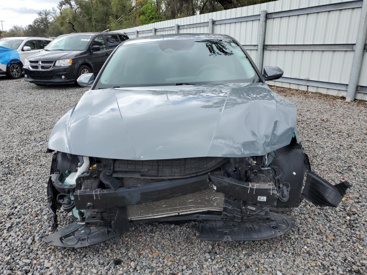 2021 Hyundai Elantra VIN KMHLL4AG3MU127097 Copart auction photo, front end damage thumbnail 5