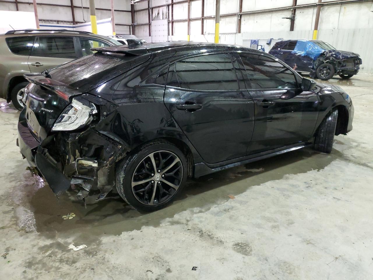 2021 Honda Civic VIN SHHFK7G44MU224612 Copart auction photo, rear end damage thumbnail 3