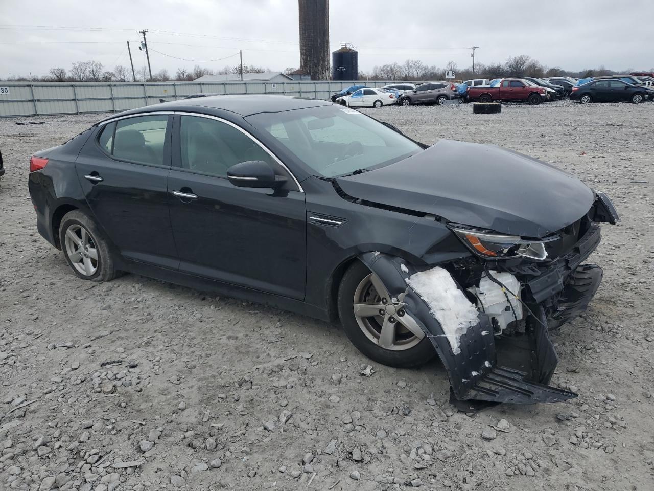 2015 KIA Optima VIN 5XXGM4A70FG487066 Copart auction photo, front end damage thumbnail 4