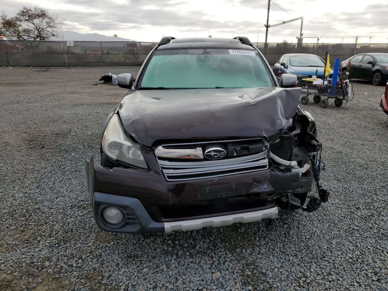 2013 Subaru Outback VIN 4S4BRBSC8D3208600 Copart auction photo, front end damage thumbnail 5