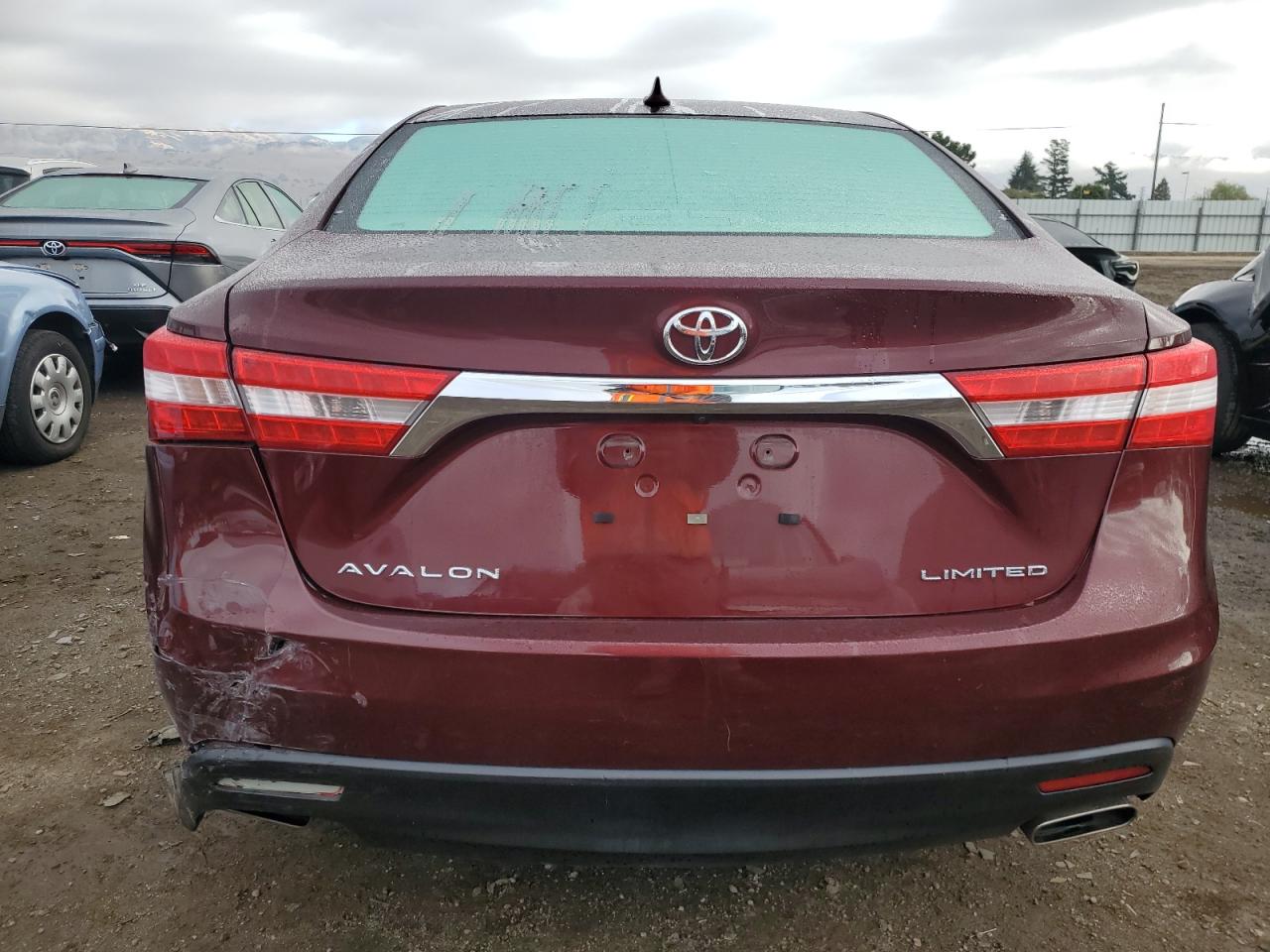 2013 Toyota Avalon VIN 4T1BK1EB8DU006836 Copart auction photo, front end / rear end damage thumbnail 6