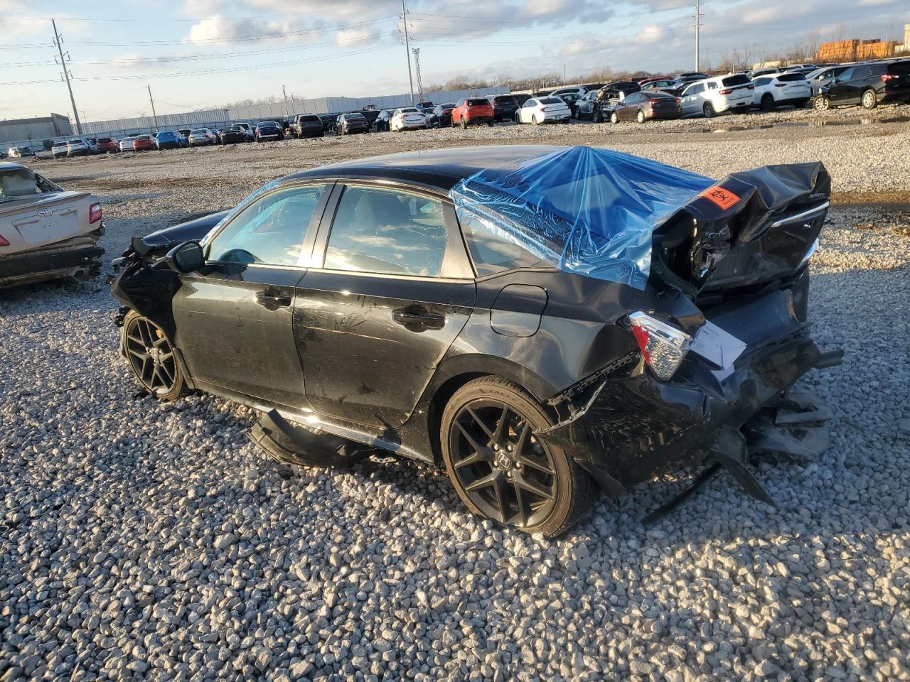 2024 Honda Civic VIN 2HGFE2F52RH573521 Copart auction photo, all over damage thumbnail 2