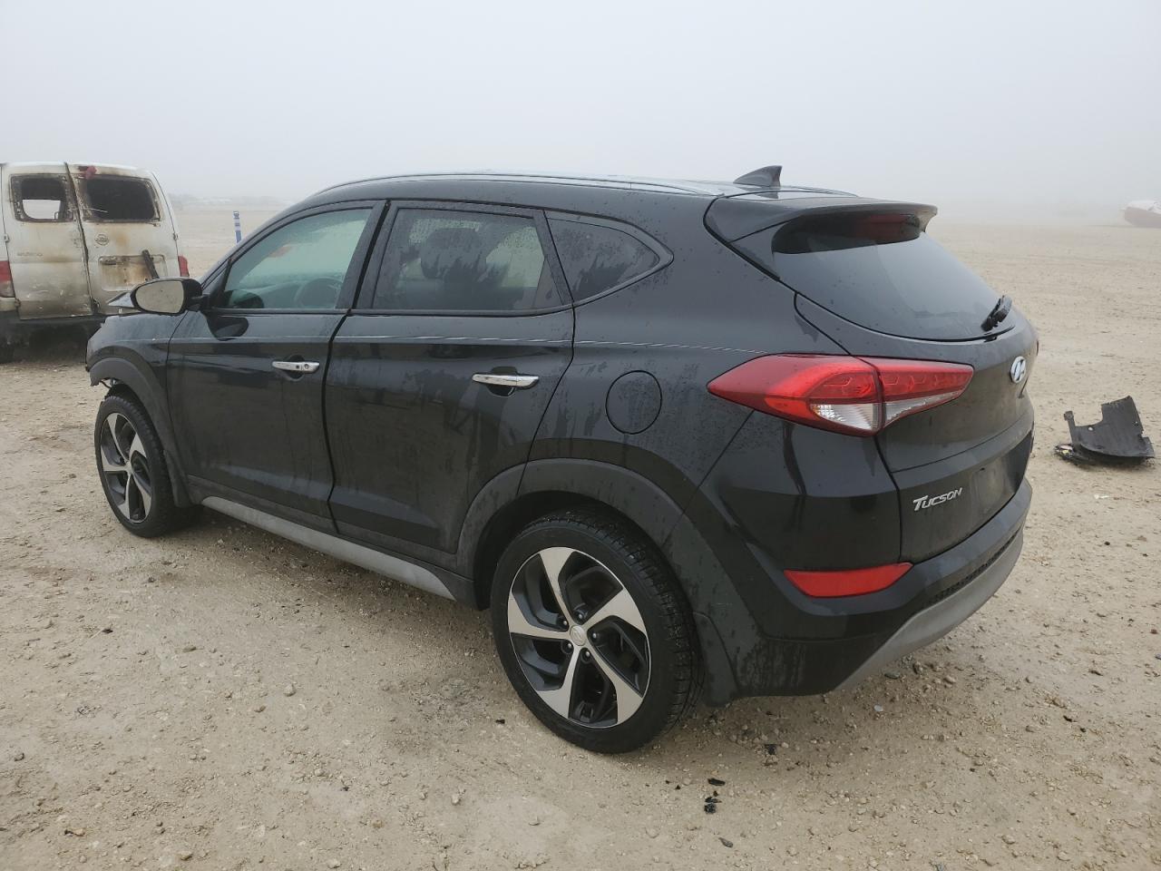 2018 Hyundai Tucson VIN KM8J3CA22JU827923 Copart auction photo, front end / side damage thumbnail 2