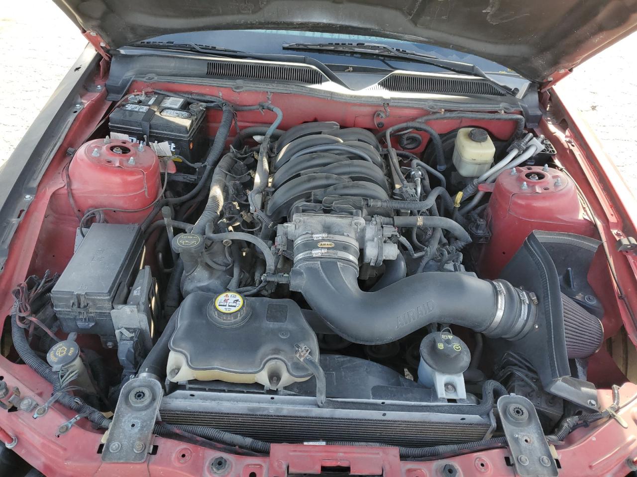 2007 Ford Mustang VIN 1ZVHT82H475302770 Copart auction photo, water/flood / front end damage thumbnail 13