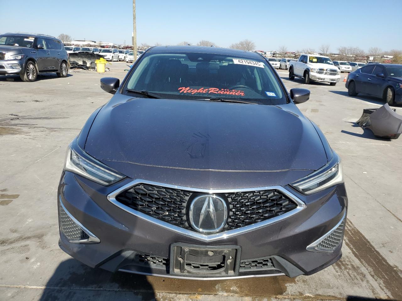 2020 Acura ILX VIN 19UDE2F33LA008951 Copart auction photo, rear end damage thumbnail 5