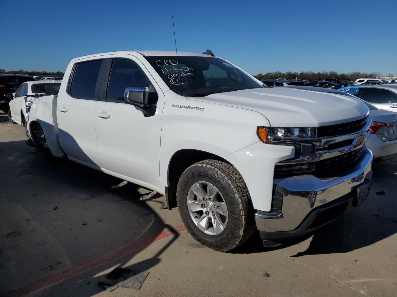 2019 Chevrolet Silverado VIN 3GCPWCED8KG243306 Copart auction photo, rear end / side damage thumbnail 4
