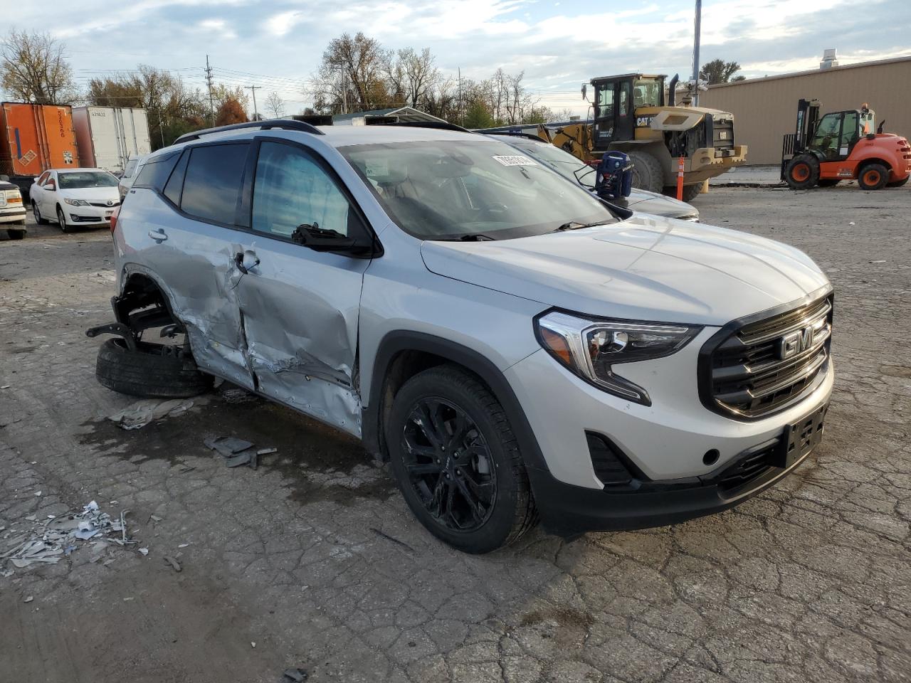 2020 GMC Terrain VIN 3GKALMEV2LL289434 Copart auction photo, side damage thumbnail 4