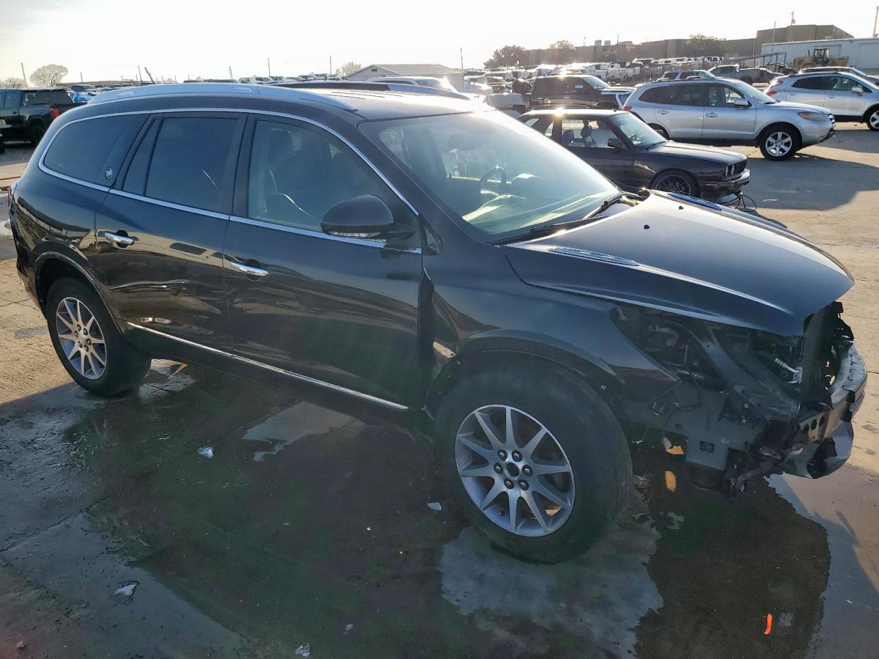 2014 Buick Enclave VIN 5GAKRBKD5EJ296355 Copart auction photo, front end damage thumbnail 4