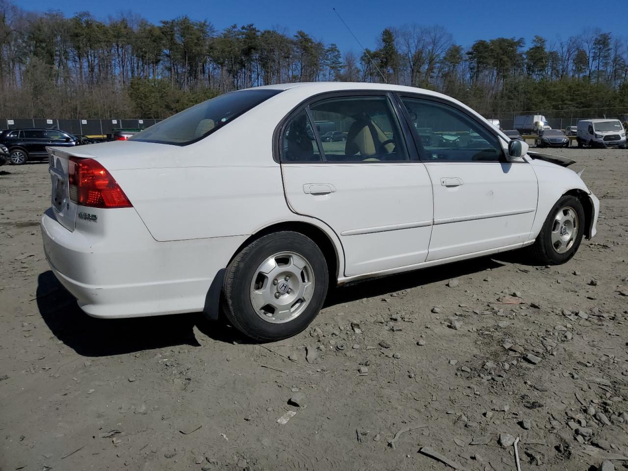 2005 Honda Civic VIN JHMES96635S011410 Copart auction photo, front end / minor dent/scratches damage thumbnail 3