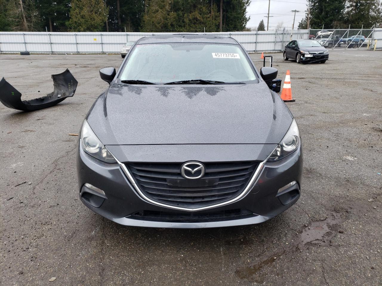 2014 Mazda 3 VIN JM1BM1V7XE1109298 Copart auction photo, rear end / side damage thumbnail 5