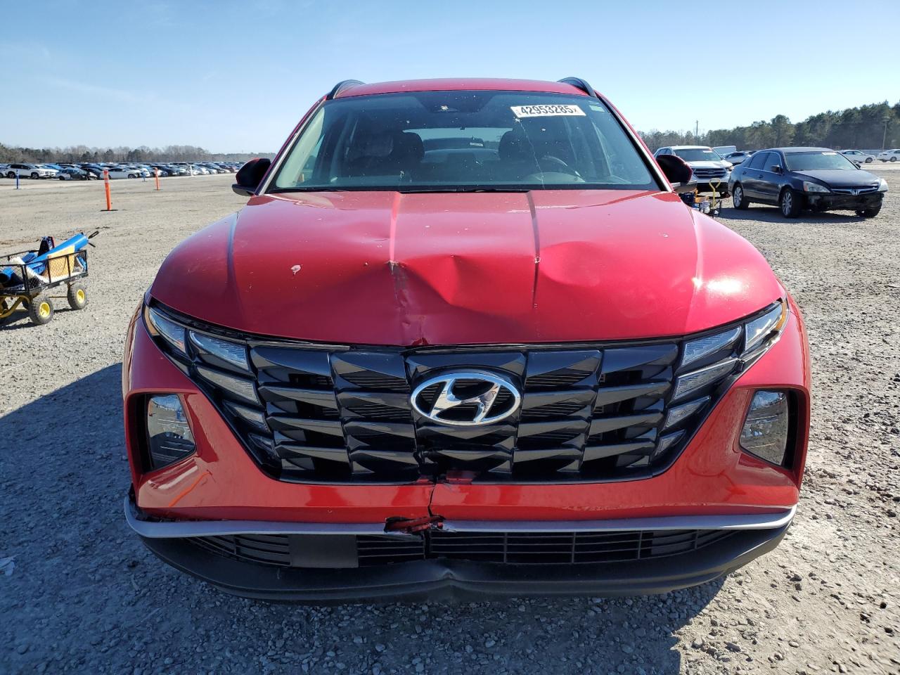 2023 Hyundai Tucson VIN 5NMJBCAE0PH278014 Copart auction photo, front end damage thumbnail 5