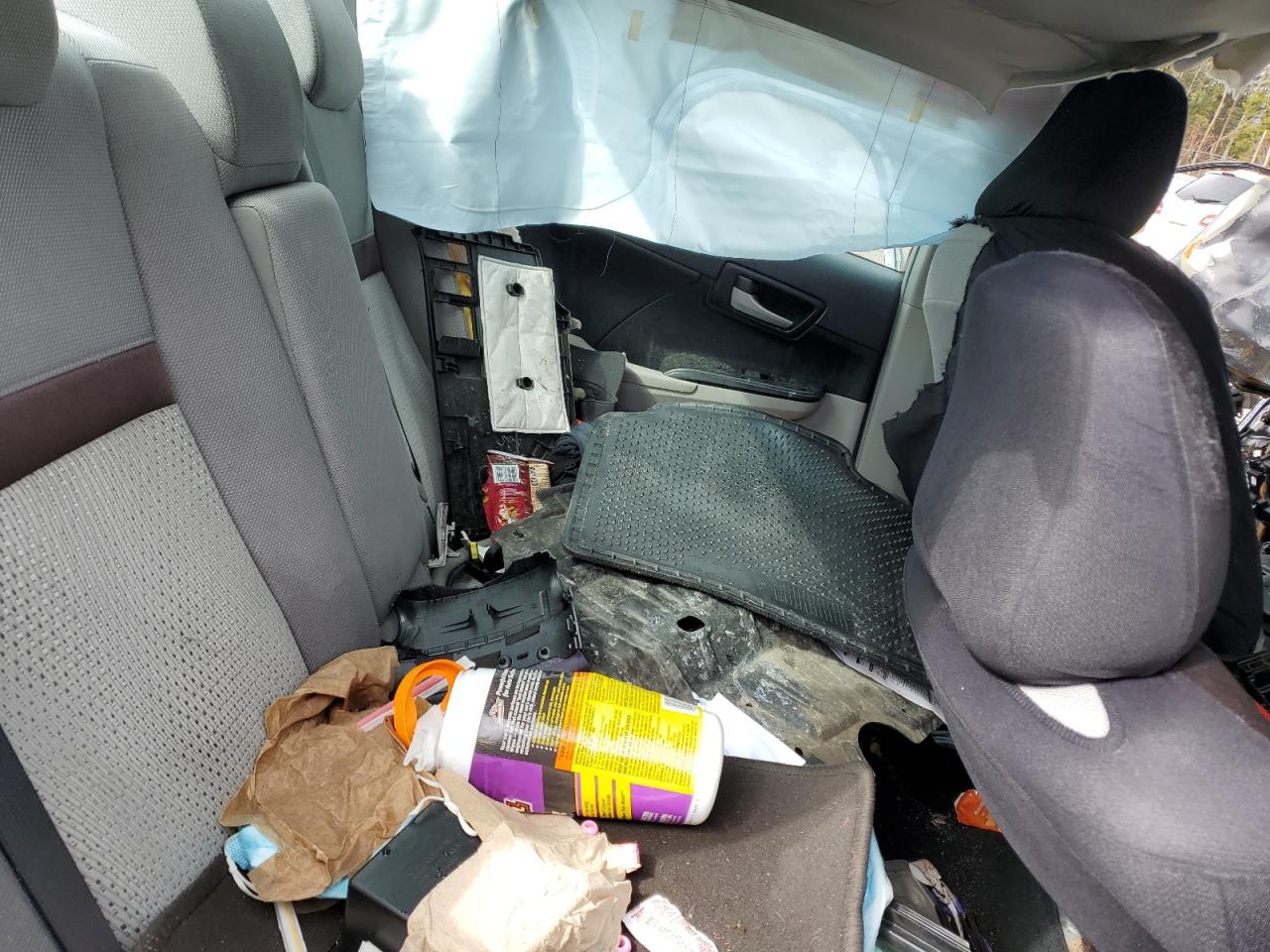 2014 Toyota Camry VIN 4T4BF1FK3ER374576 Copart auction photo, rollover damage thumbnail 10