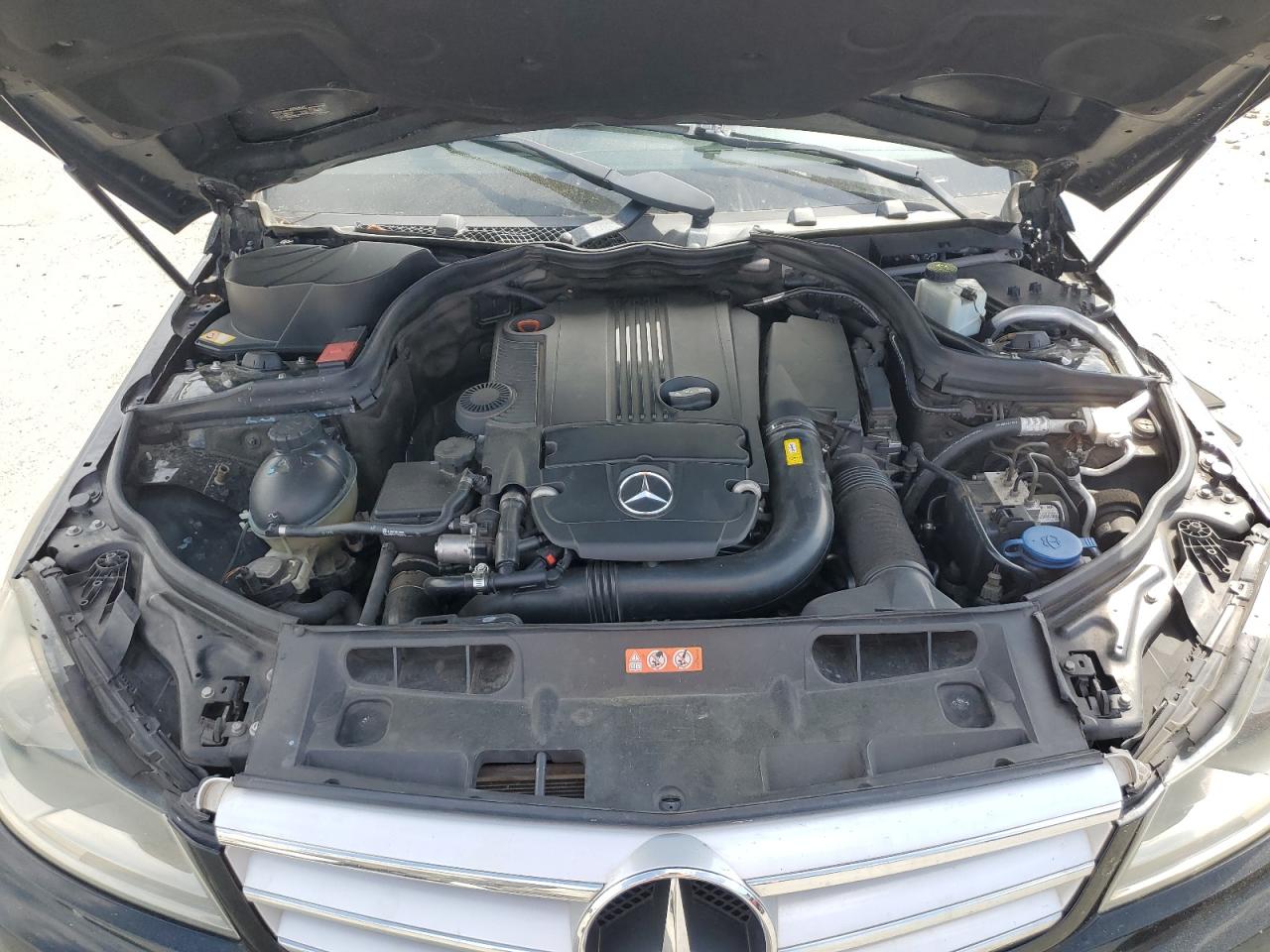 2013 Mercedes-Benz C-klasse VIN WDDGF4HB3DR251483 Copart auction photo, mechanical damage thumbnail 11