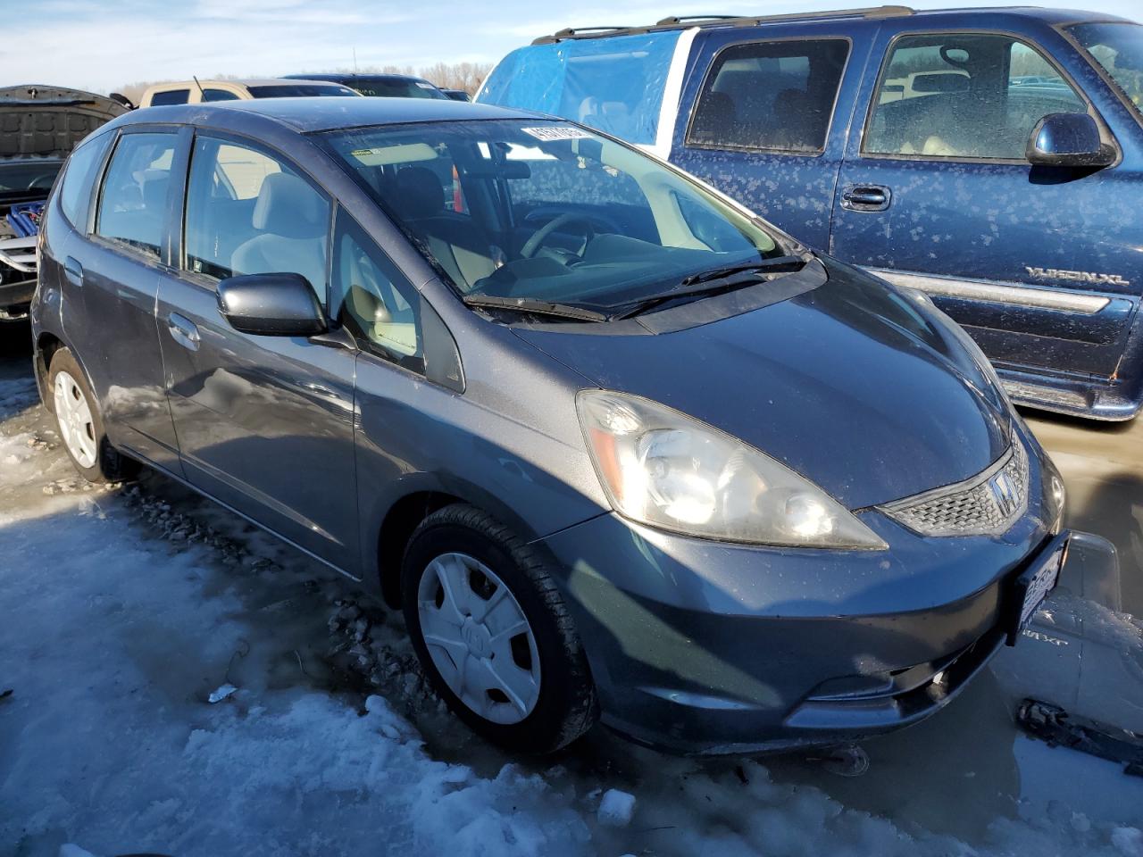 2012 Honda Fit VIN JHMGE8H39CC041368 Copart auction photo, side damage thumbnail 4