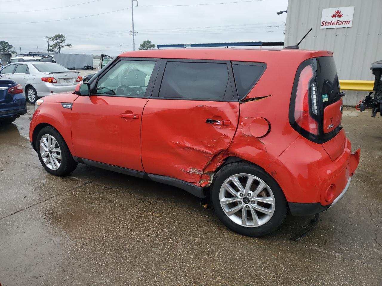 2018 KIA Soul VIN KNDJP3A57J7545570 Copart auction photo, side / rear end damage thumbnail 2