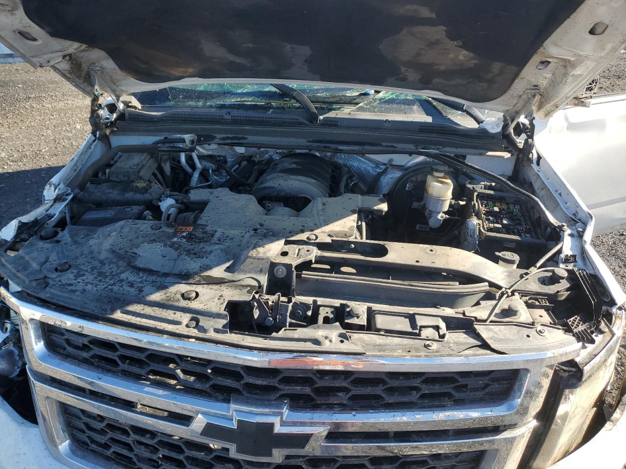 2015 Chevrolet Tahoe VIN 1GNSKBKCXFR533068 Copart auction photo, all over damage thumbnail 12