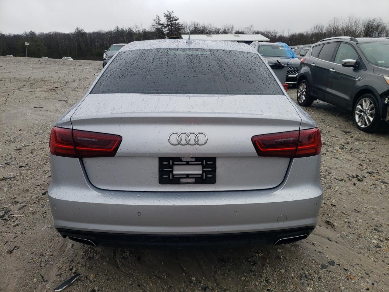 2016 Audi A6 VIN WAUFGAFC2GN048218 Copart auction photo, front end / side damage thumbnail 6