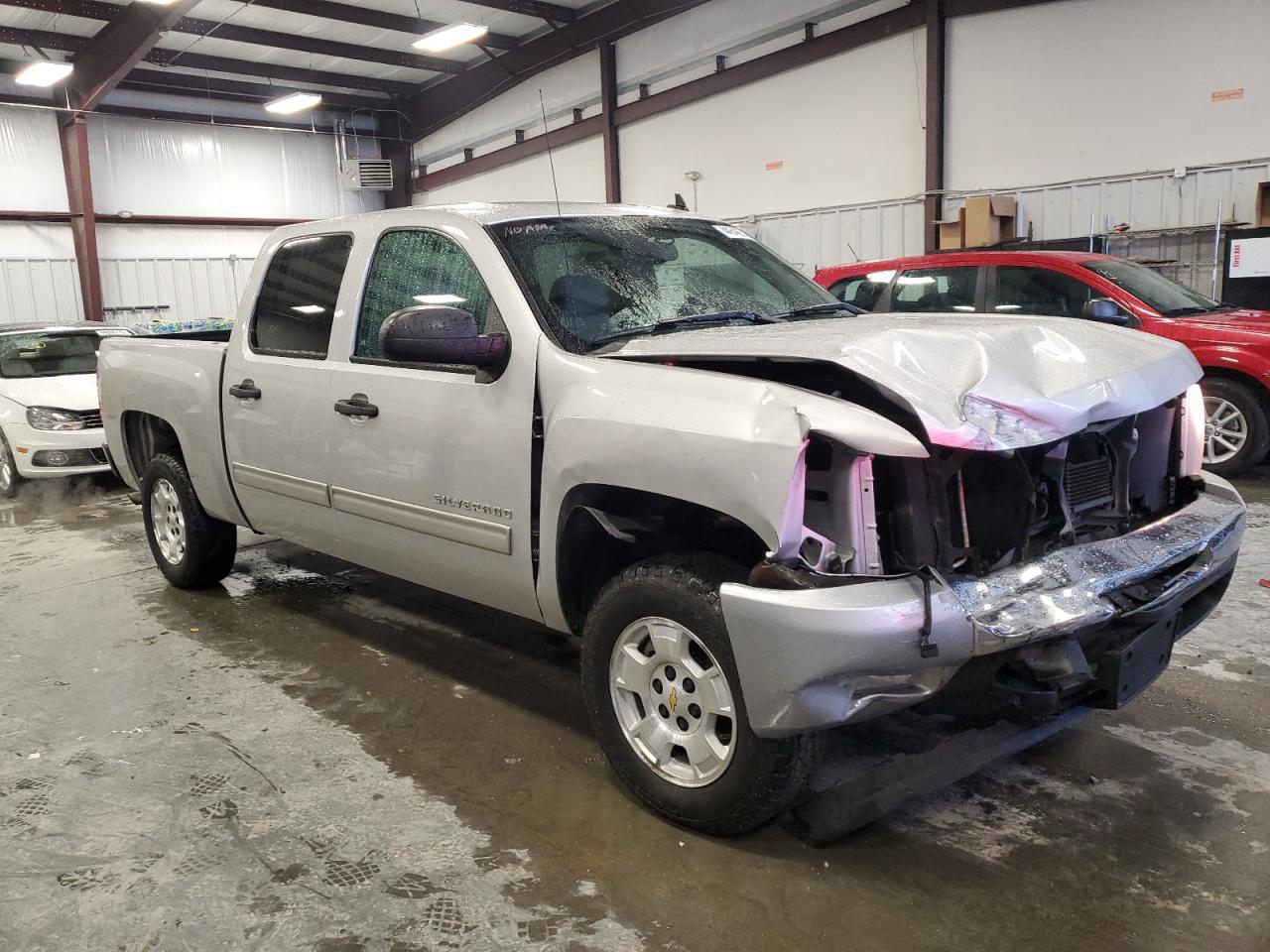 2011 Chevrolet Silverado VIN 3GCPCSE00BG377887 Copart auction photo, front end damage thumbnail 4