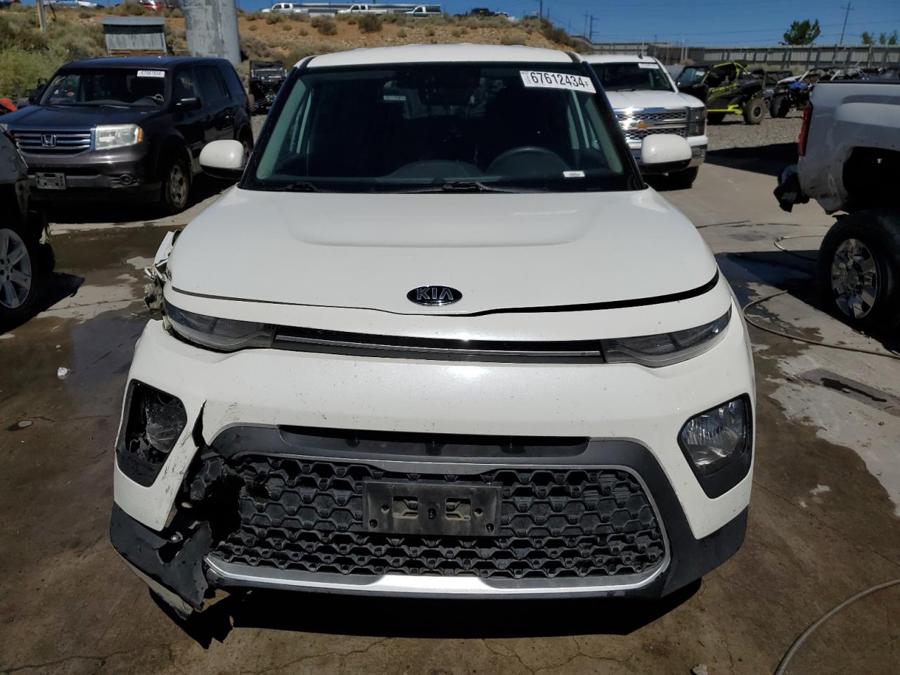 2021 KIA Soul VIN KNDJ23AU0M7147255 Copart auction photo, side damage thumbnail 5