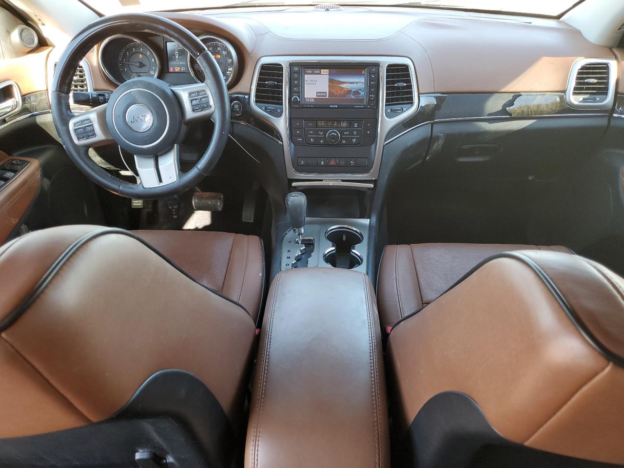 2012 Jeep Grand Cherokee VIN 1C4RJECG7CC204551 Copart auction photo, front end damage thumbnail 8