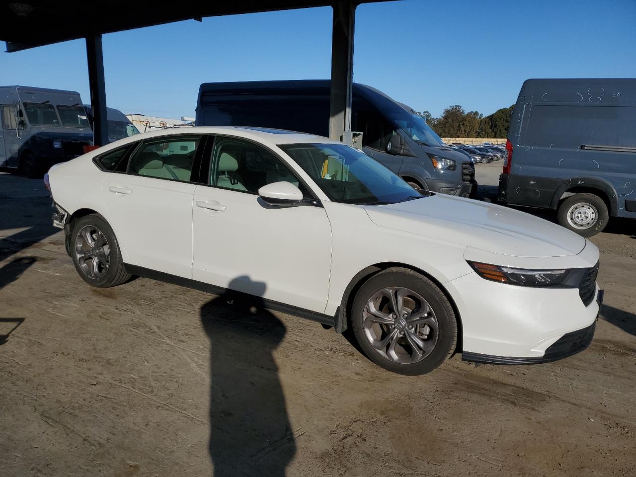 2024 Honda Accord VIN 1HGCY1F37RA057740 Copart auction photo, rear end damage thumbnail 4