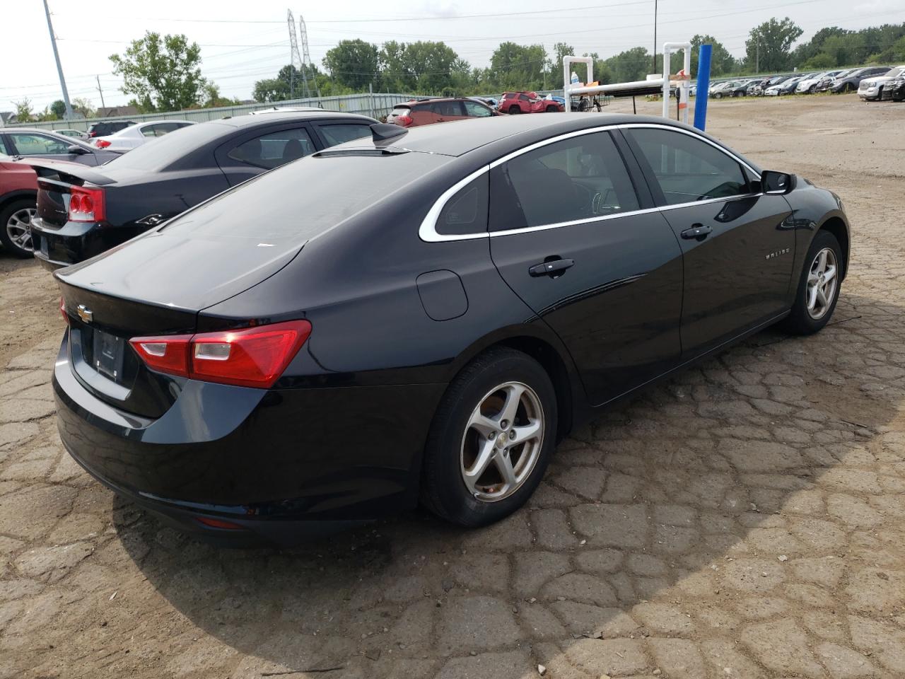 2017 Chevrolet Malibu VIN 1G1ZC5ST0HF187731 Copart auction photo, rear end damage thumbnail 3