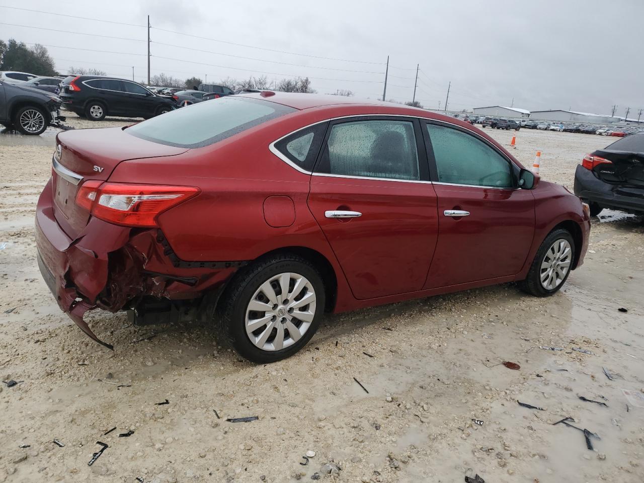 2017 Nissan Sentra VIN 3N1AB7AP1HY358490 Copart auction photo, rear end damage thumbnail 3
