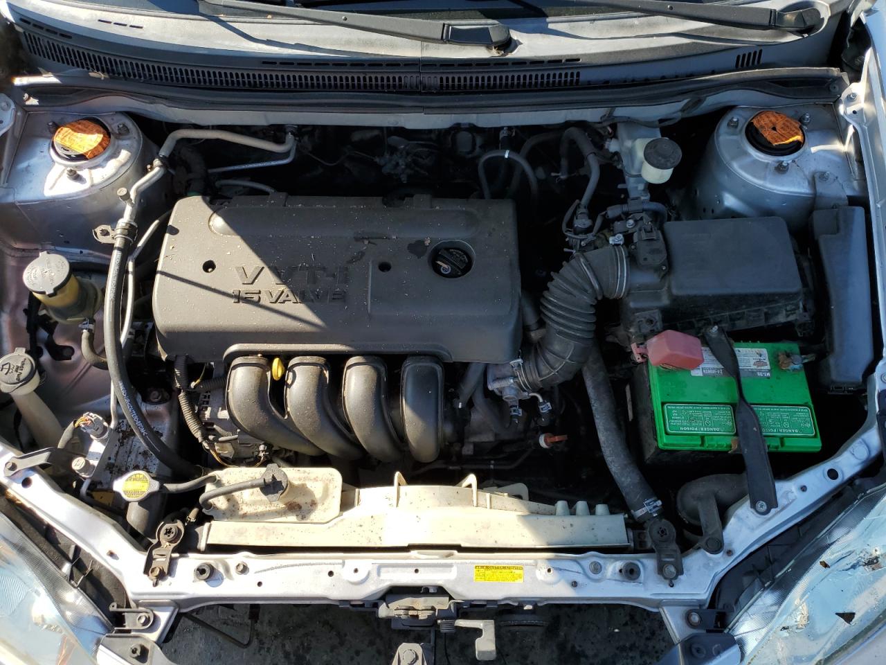 2007 Toyota Corolla VIN JTDBR32E870132216 Copart auction photo, rear end / front end damage thumbnail 13