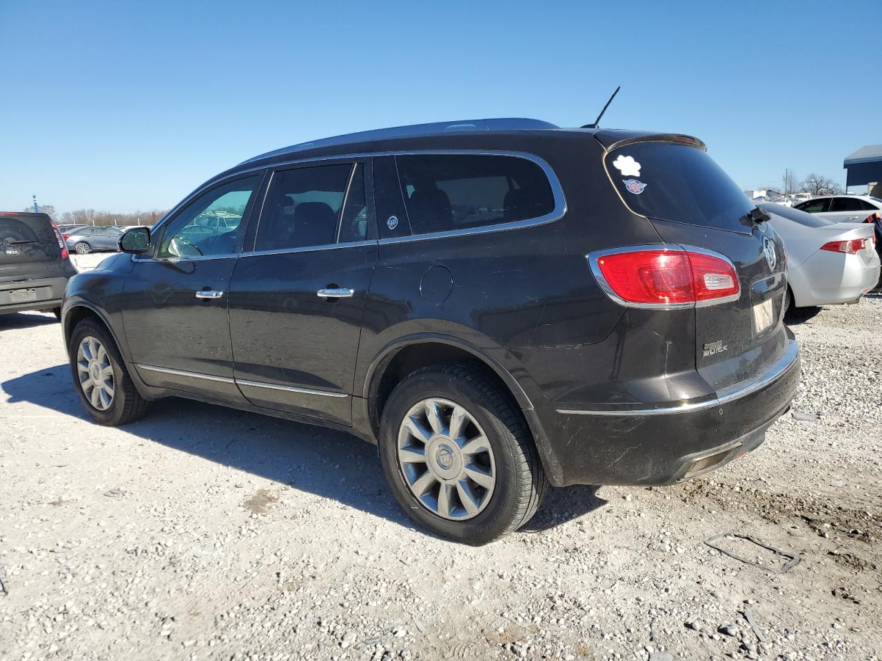 2014 Buick Enclave VIN 5GAKRBKD2EJ252815 Copart auction photo, front end / side damage thumbnail 2