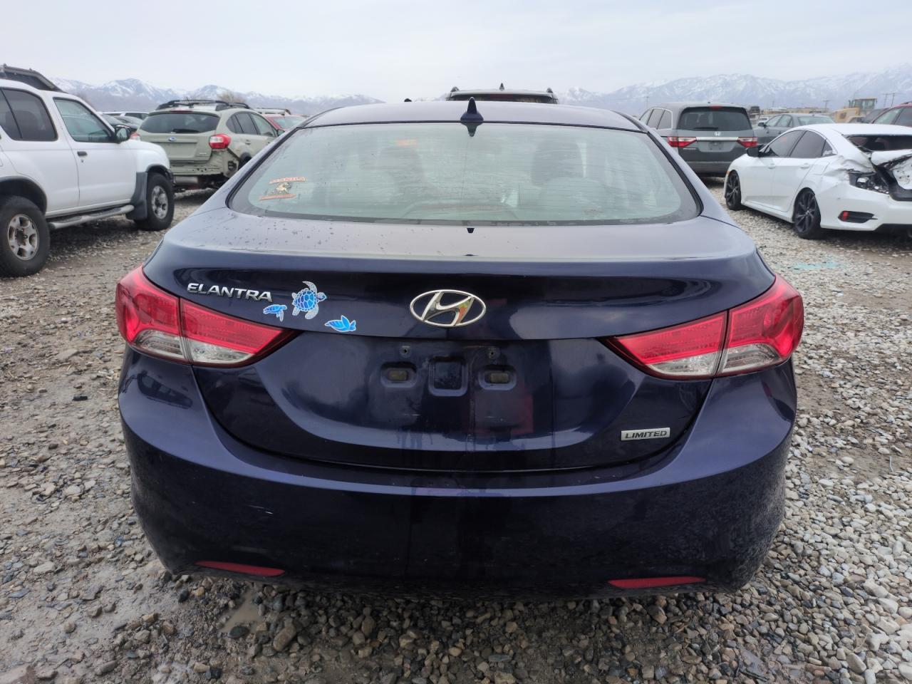 2012 Hyundai Elantra VIN 5NPDH4AE5CH089258 Copart auction photo, front end damage thumbnail 6