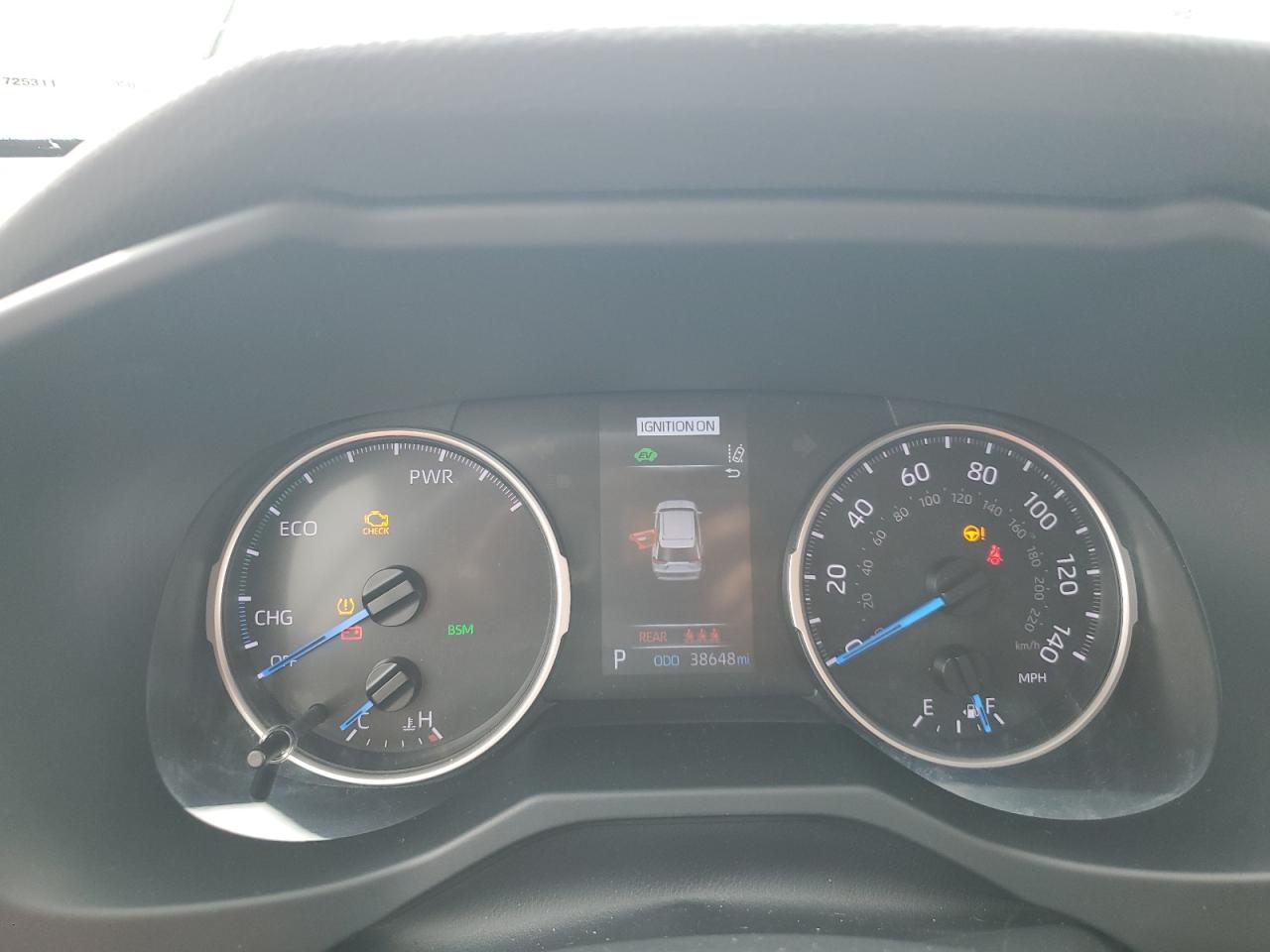 2022 Toyota RAV 4 VIN JTMB6RFV7ND076698 Copart auction photo, all over / mechanical damage thumbnail 9
