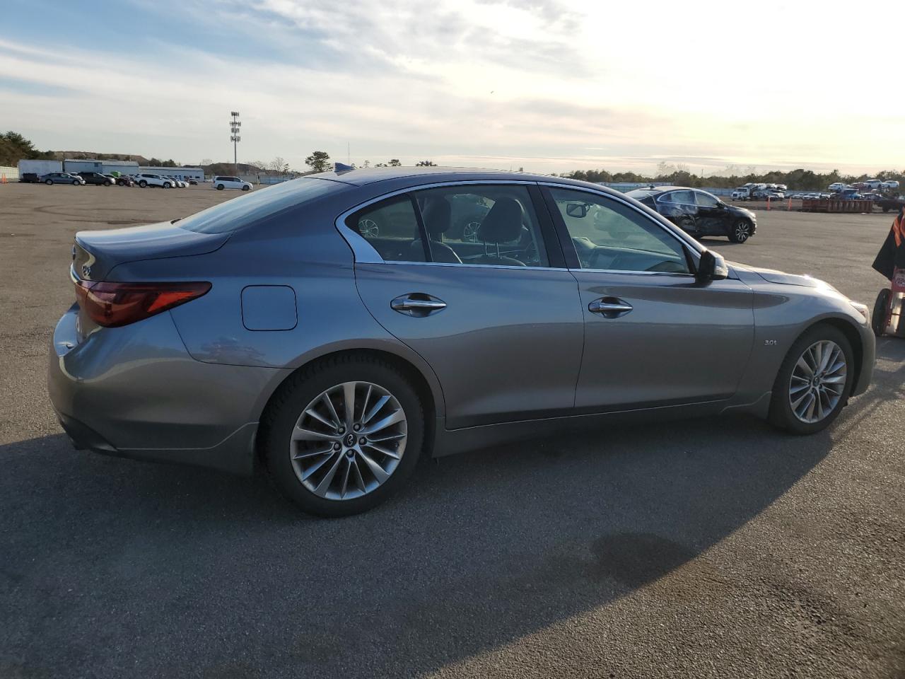 2018 Infiniti Q50 VIN JN1EV7ARXJM610529 Copart auction photo, undercarriage / mechanical damage thumbnail 3
