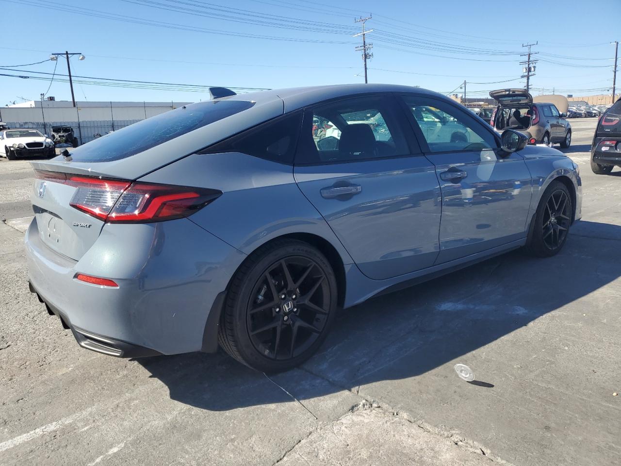2022 Honda Civic VIN 19XFL2H85NE007385 Copart auction photo, vandalism damage thumbnail 3