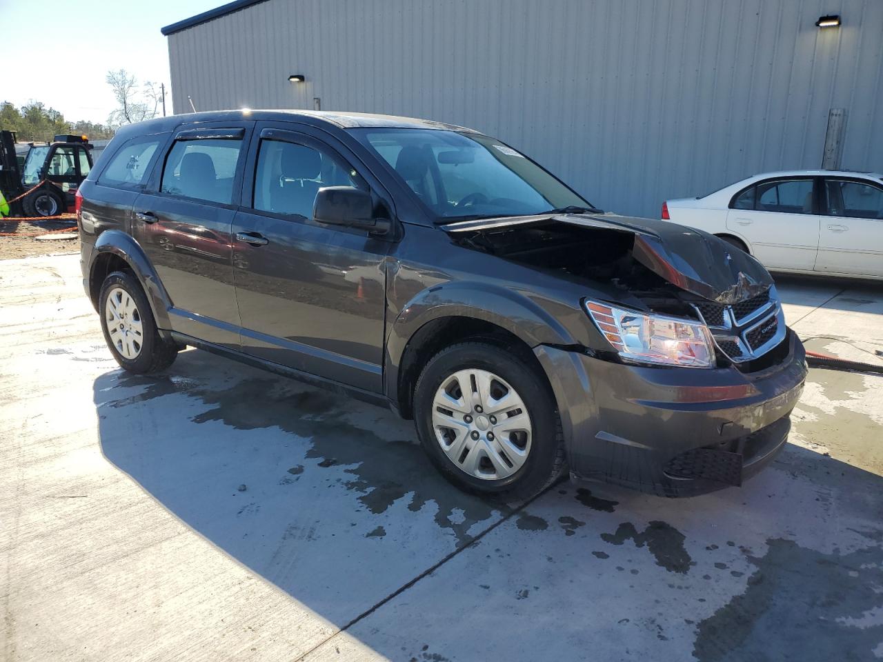 2015 Dodge Journey VIN 3C4PDCAB0FT738851 Copart auction photo, front end / side damage thumbnail 4