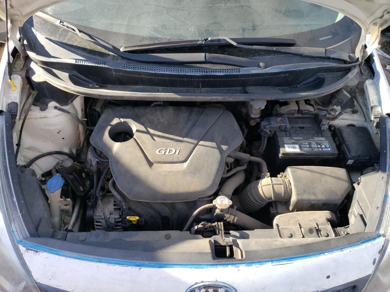 2012 KIA Rio VIN KNADM4A38C6082449 Copart auction photo, rear end / front end damage thumbnail 11