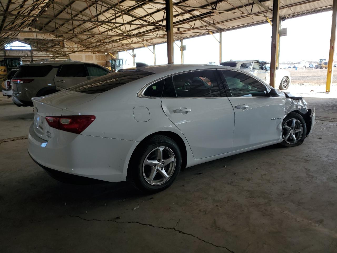 2017 Chevrolet Malibu VIN 1G1ZB5ST1HF291535 Copart auction photo, front end / mechanical damage thumbnail 3