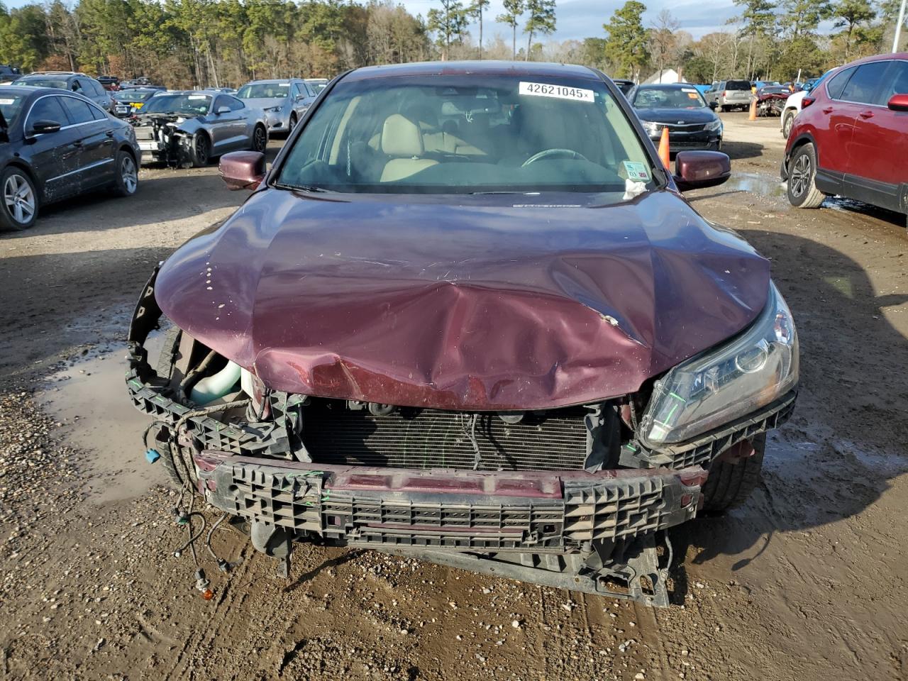 2013 Honda Accord VIN 1HGCR2F88DA079754 Copart auction photo, front end damage thumbnail 5