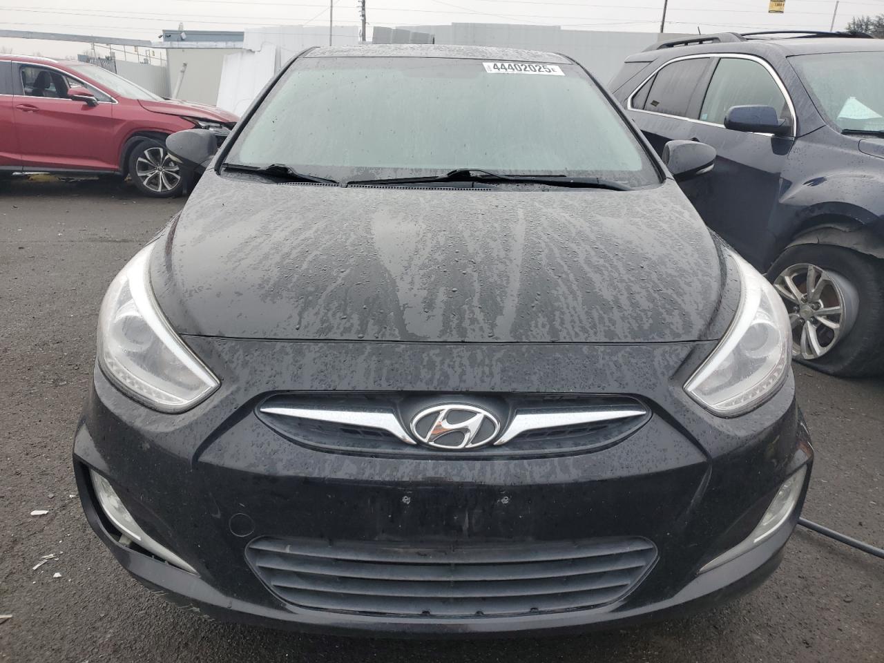 2014 Hyundai Accent VIN KMHCU5AE1EU171702 Copart auction photo, mechanical damage thumbnail 5