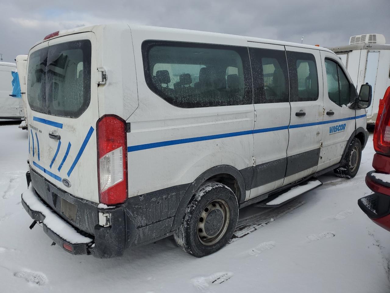 2019 Ford Transit VIN 1FMZK1ZM8KKB85415 Copart auction photo, side damage thumbnail 3