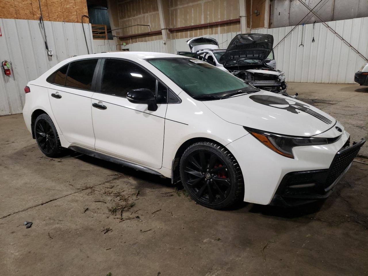 2021 Toyota Corolla VIN 5YFS4MCEXMP079183 Copart auction photo, front end damage thumbnail 4