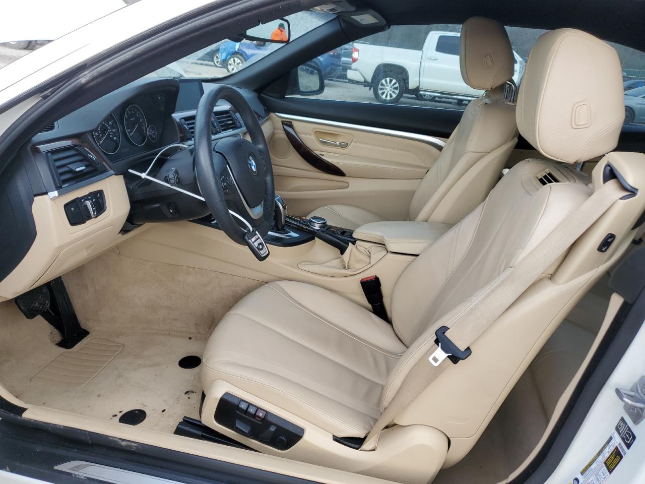 2014 BMW 4er VIN WBA3T3C5XEP737134 Copart auction photo, front end damage thumbnail 7