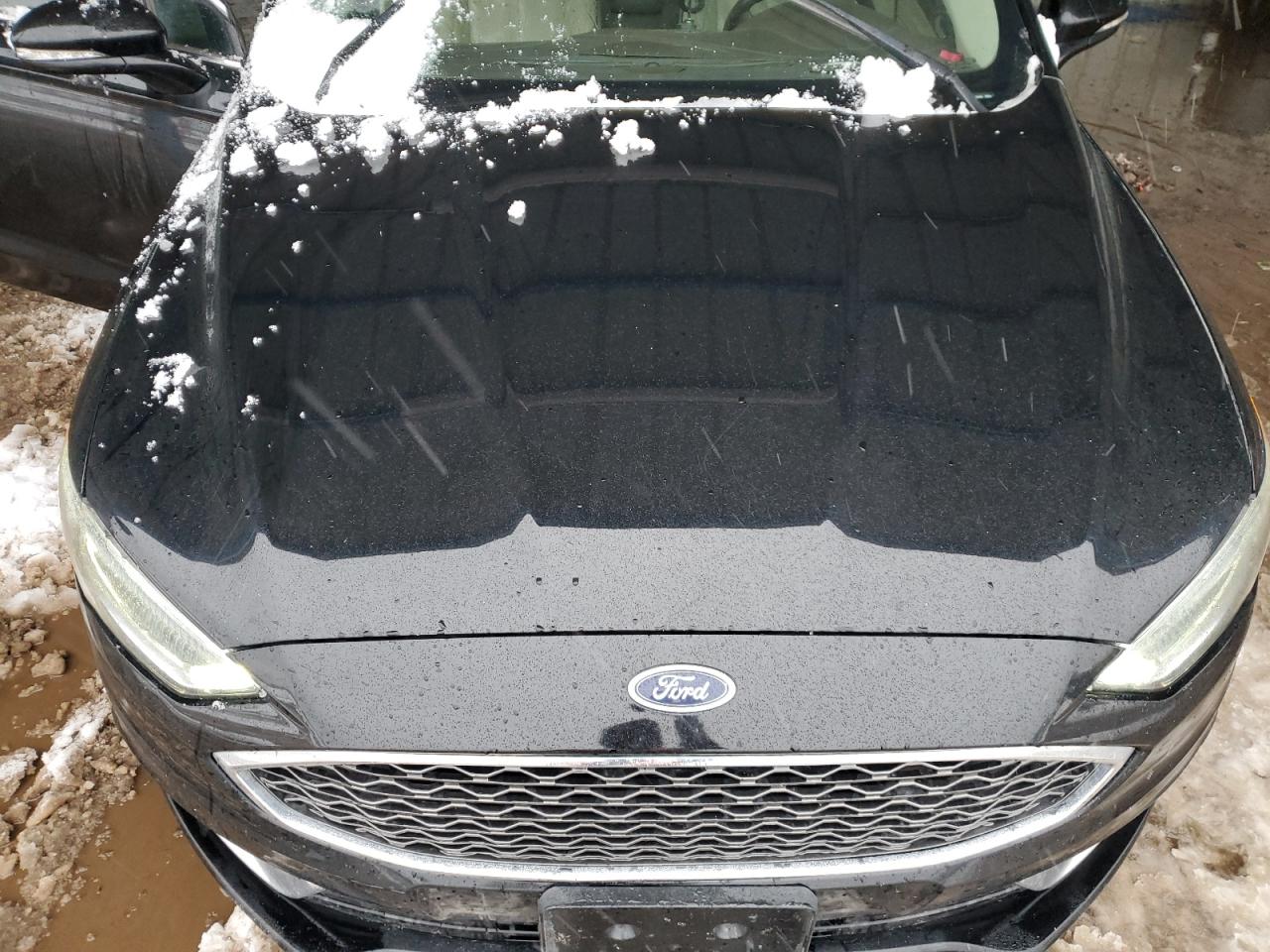 2017 Ford Fusion VIN 3FA6P0SU8HR161915 Copart auction photo, side / rear end damage thumbnail 11