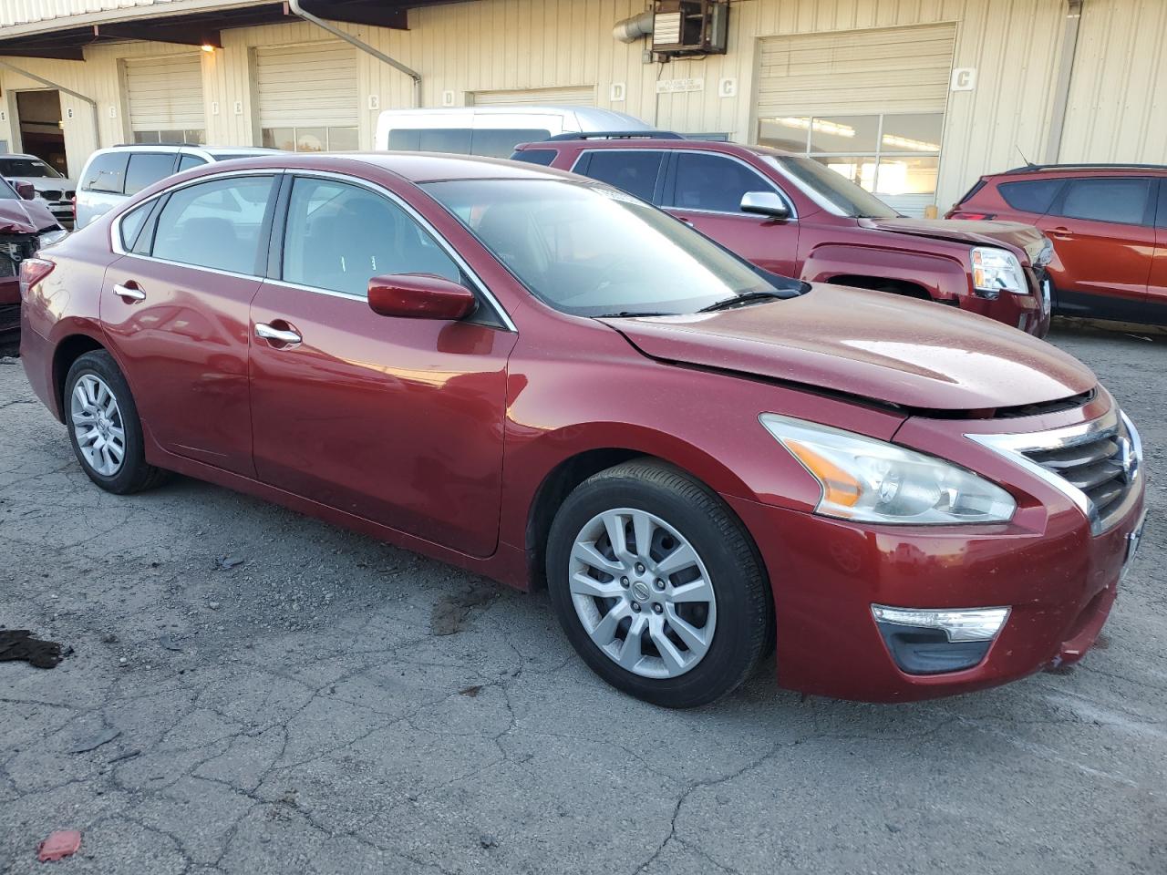 2013 Nissan Altima VIN 1N4AL3AP3DC285442 Copart auction photo, front end / side damage thumbnail 4