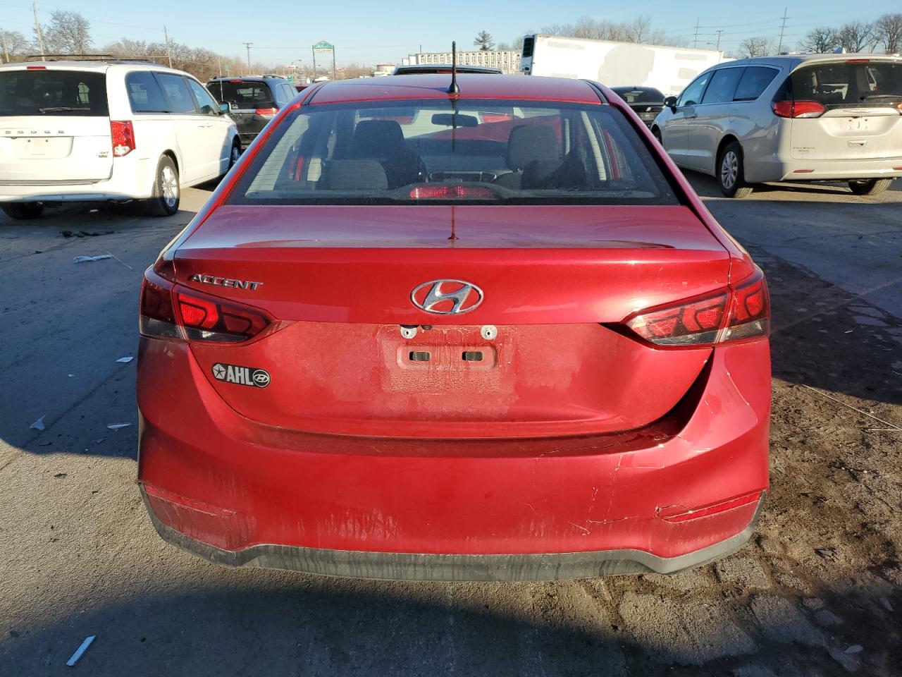 2020 Hyundai Accent VIN 3KPC24A65LE110216 Copart auction photo, front end damage thumbnail 6