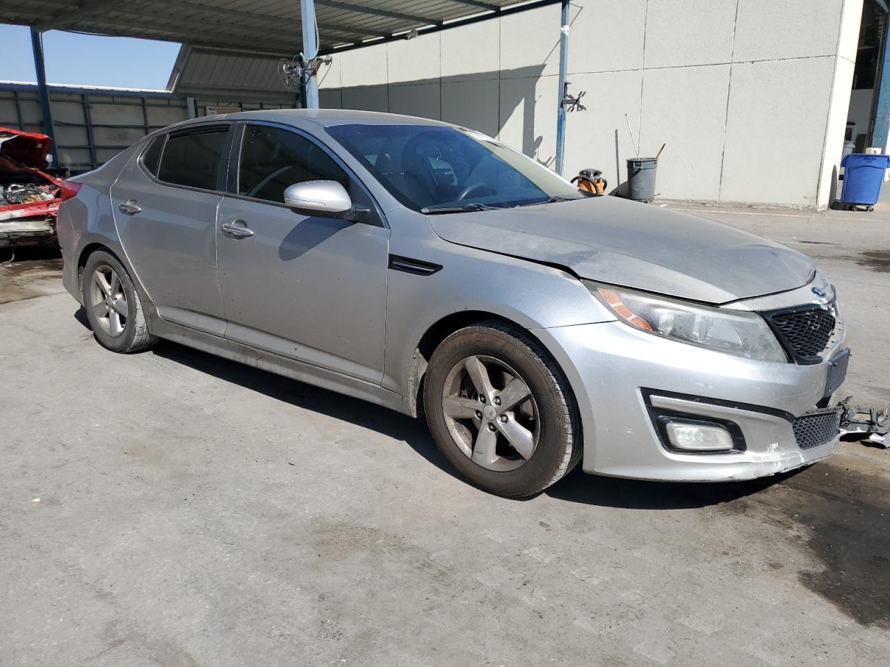 2014 KIA Optima VIN 5XXGM4A74EG323236 Copart auction photo, front end / minor dent/scratches damage thumbnail 4